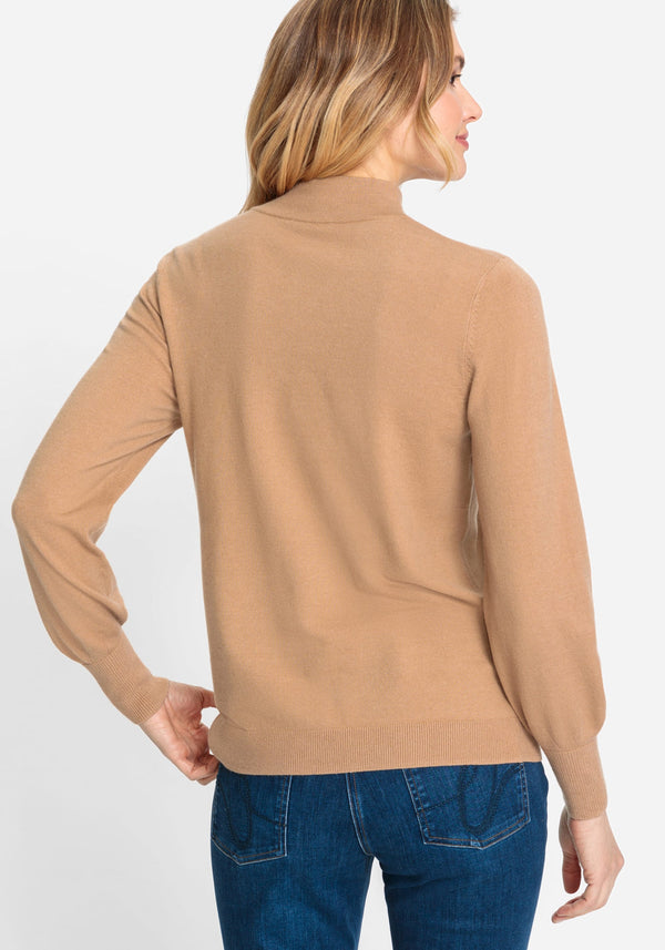 Long Sleeve Solid Turtleneck - Olsen Fashion Canada