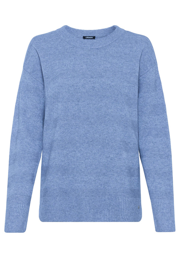 Navy blue sweater Agnes - crafted carefully of the softest 100% cashmere