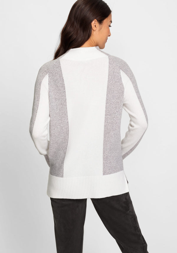 Long Sleeve Mock Neck Sweater - Olsen Fashion Canada