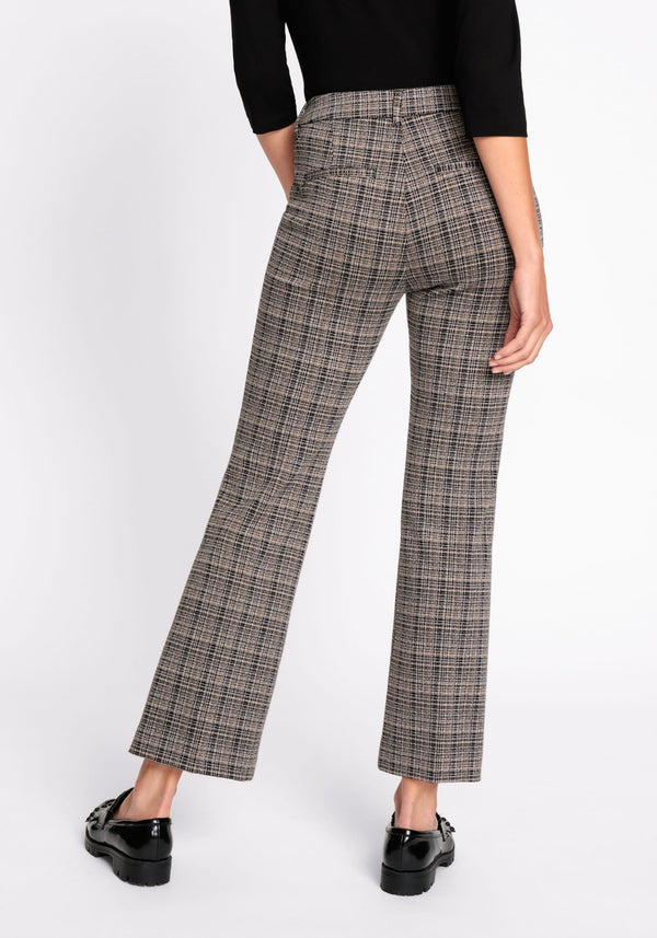 Plaid pants bell on sale bottoms