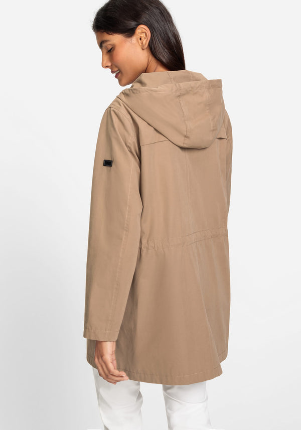 Long Line Hooded Utility Coat - Olsen Fashion Canada