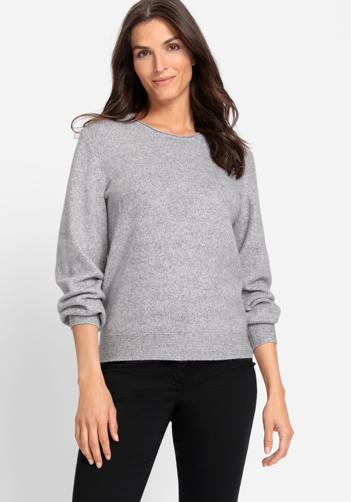 Pull en maille mélangée