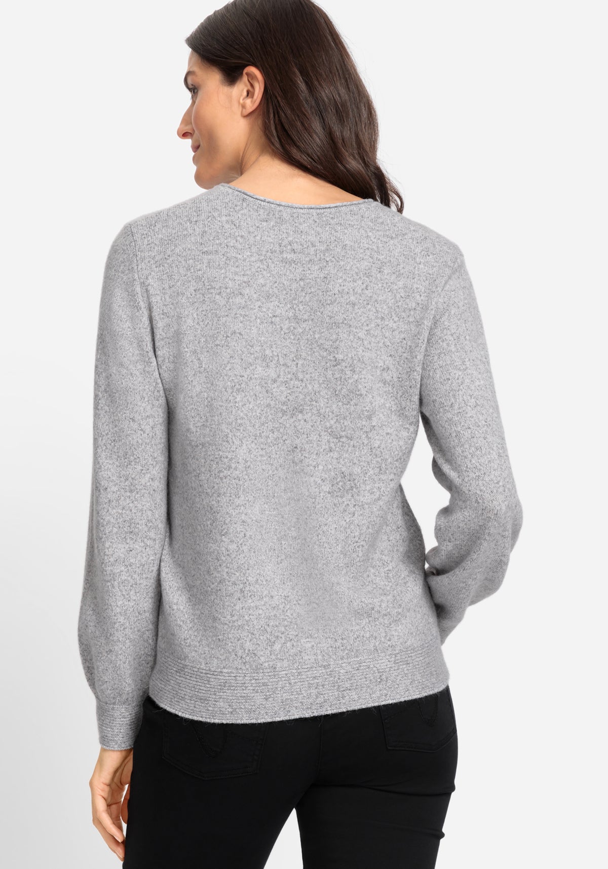 Pull en maille mélangée