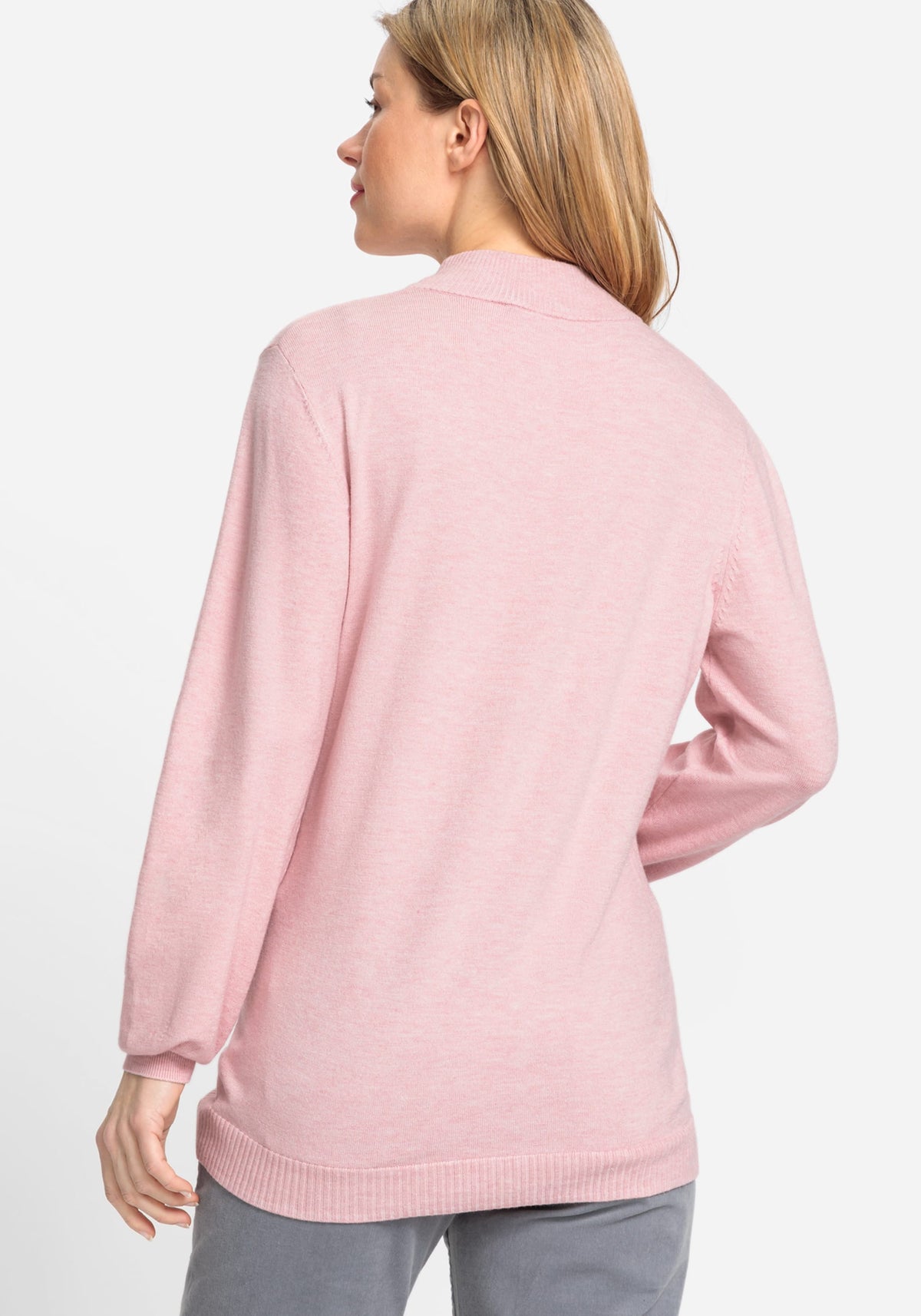 Long Sleeve Mock Neck Pullover