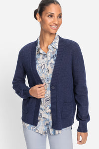 Cardigan à un seul bouton