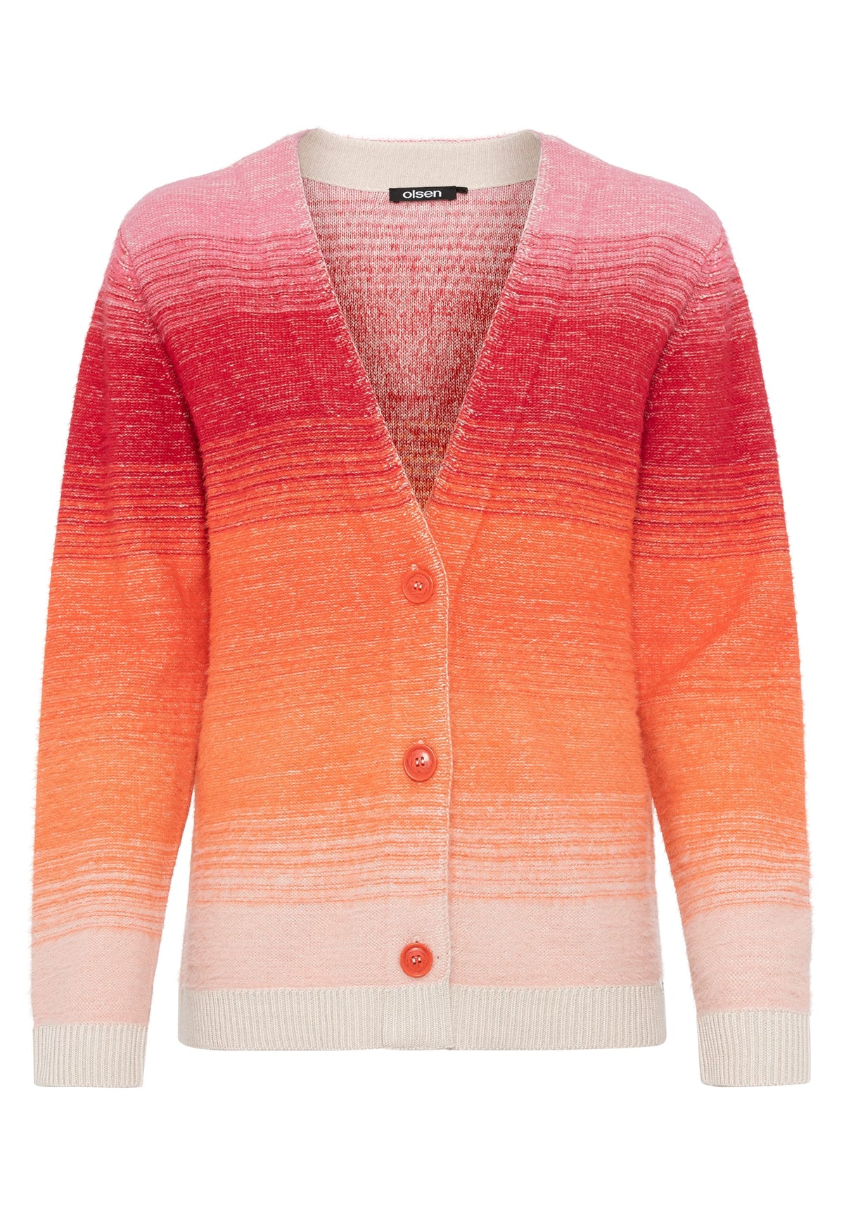 Cardigan ombré à manches longues