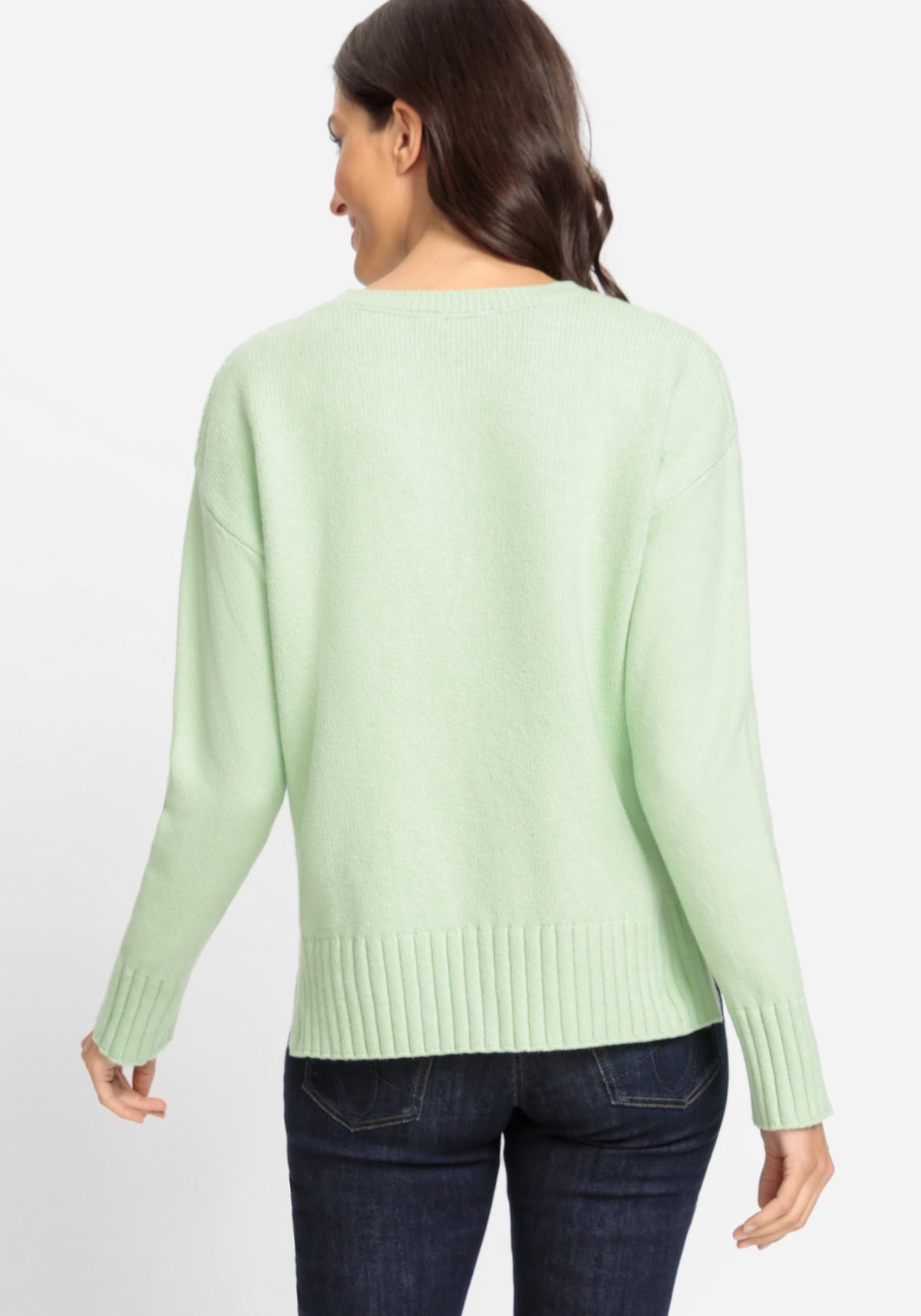 Cotton Blend Modern Cable Pullover