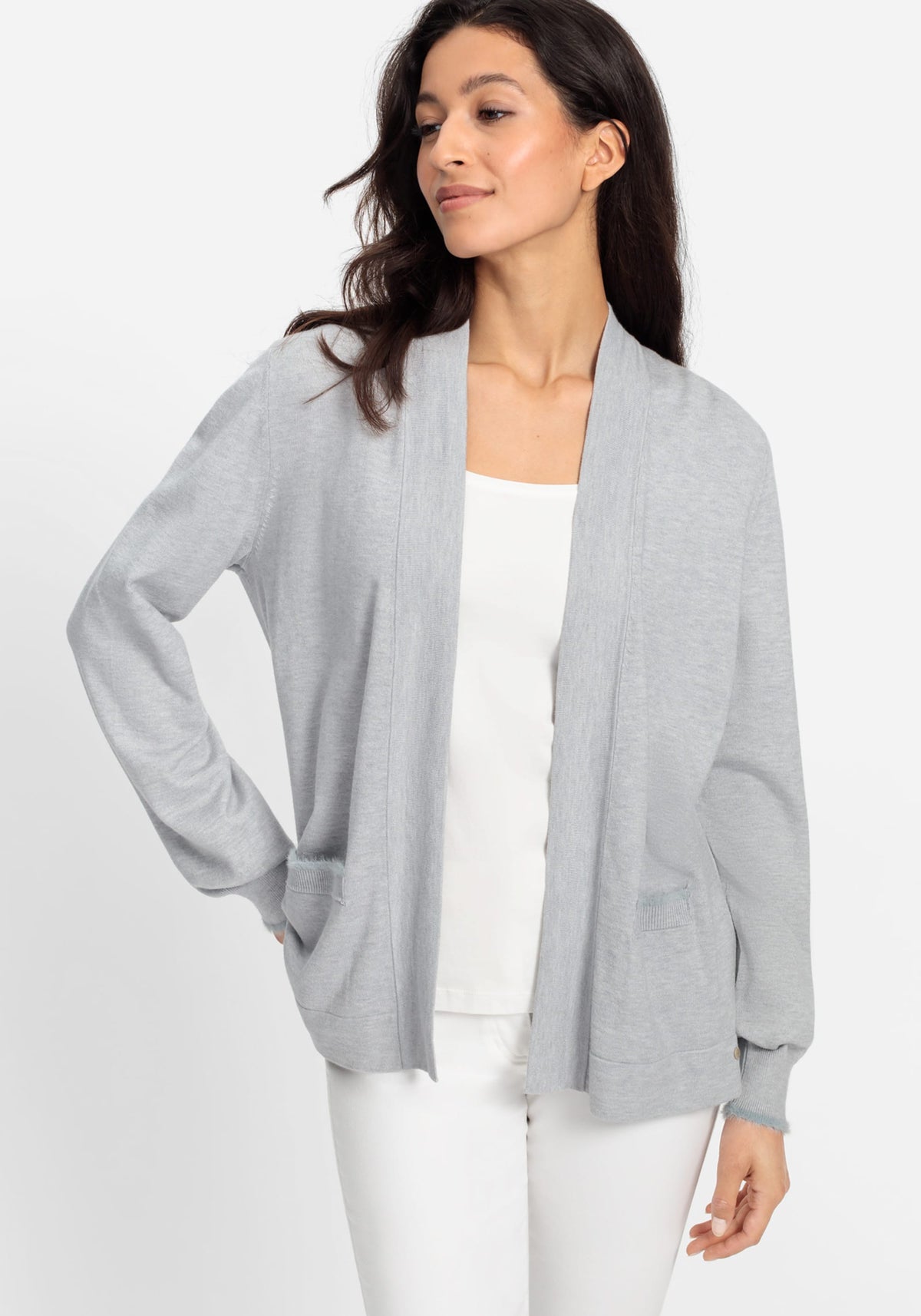 Long Sleeve Open Front Cardigan