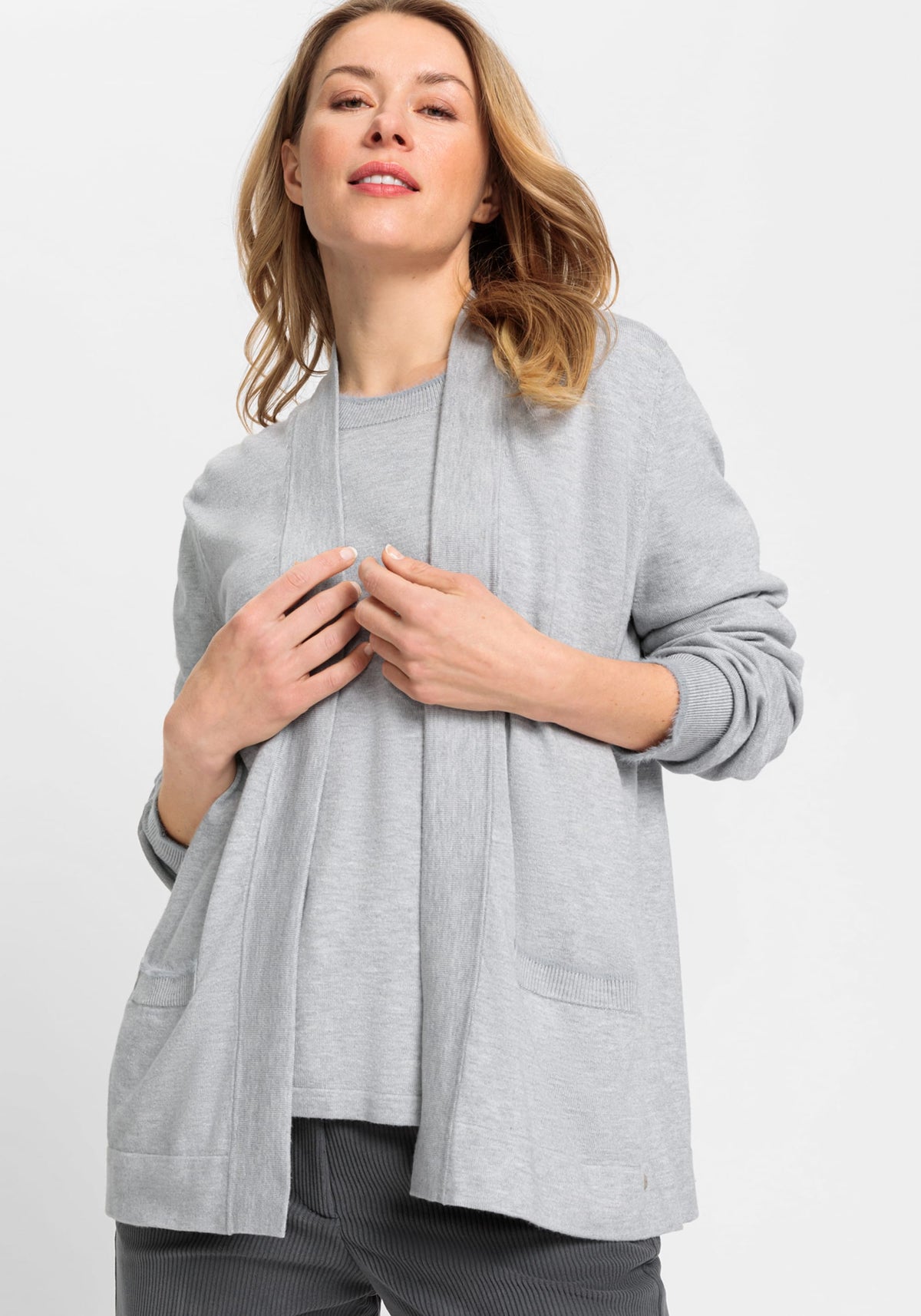 Long Sleeve Open Front Cardigan