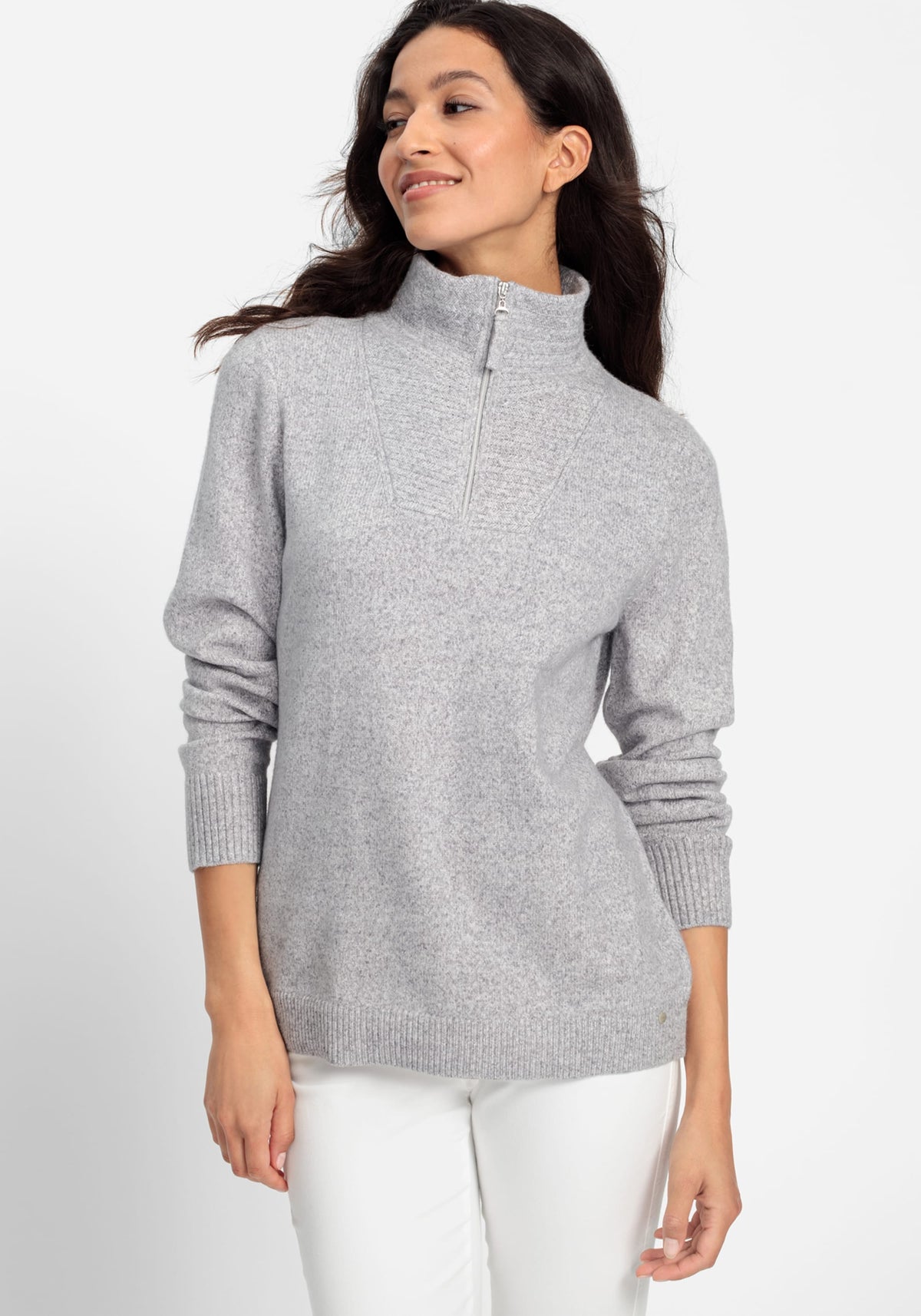 Long Sleeve Quarter Zip Sweater