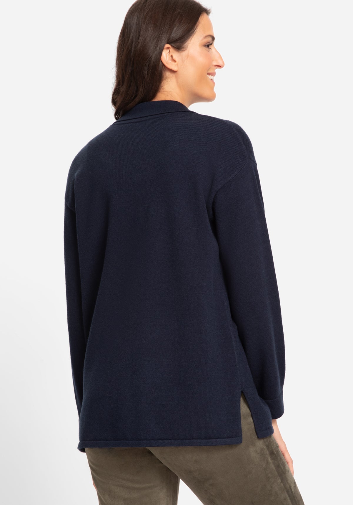 Viscose Blend Sweater Shacket