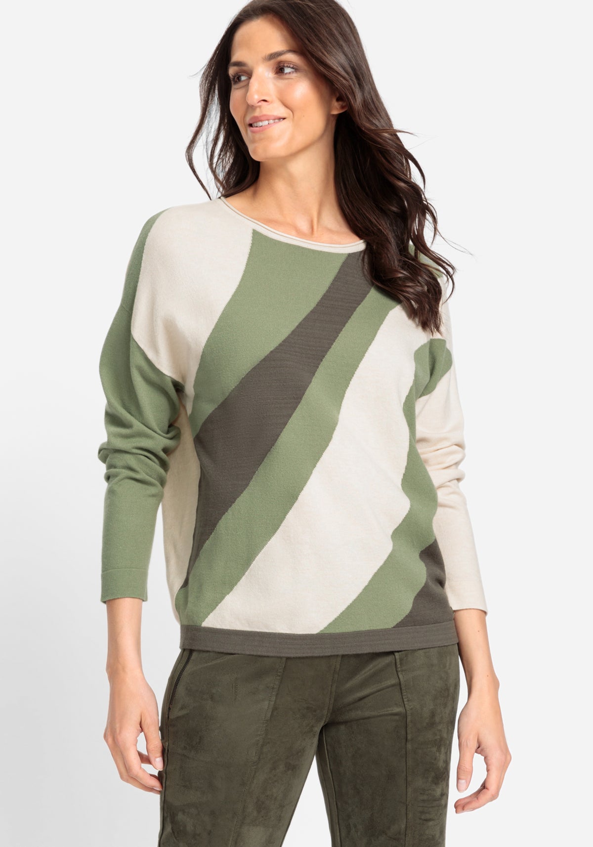 Asymmetric Graphic Pullover