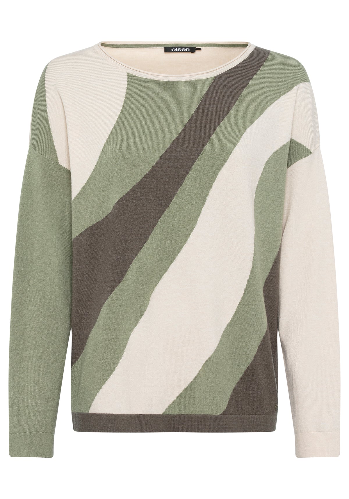 Asymmetric Graphic Pullover