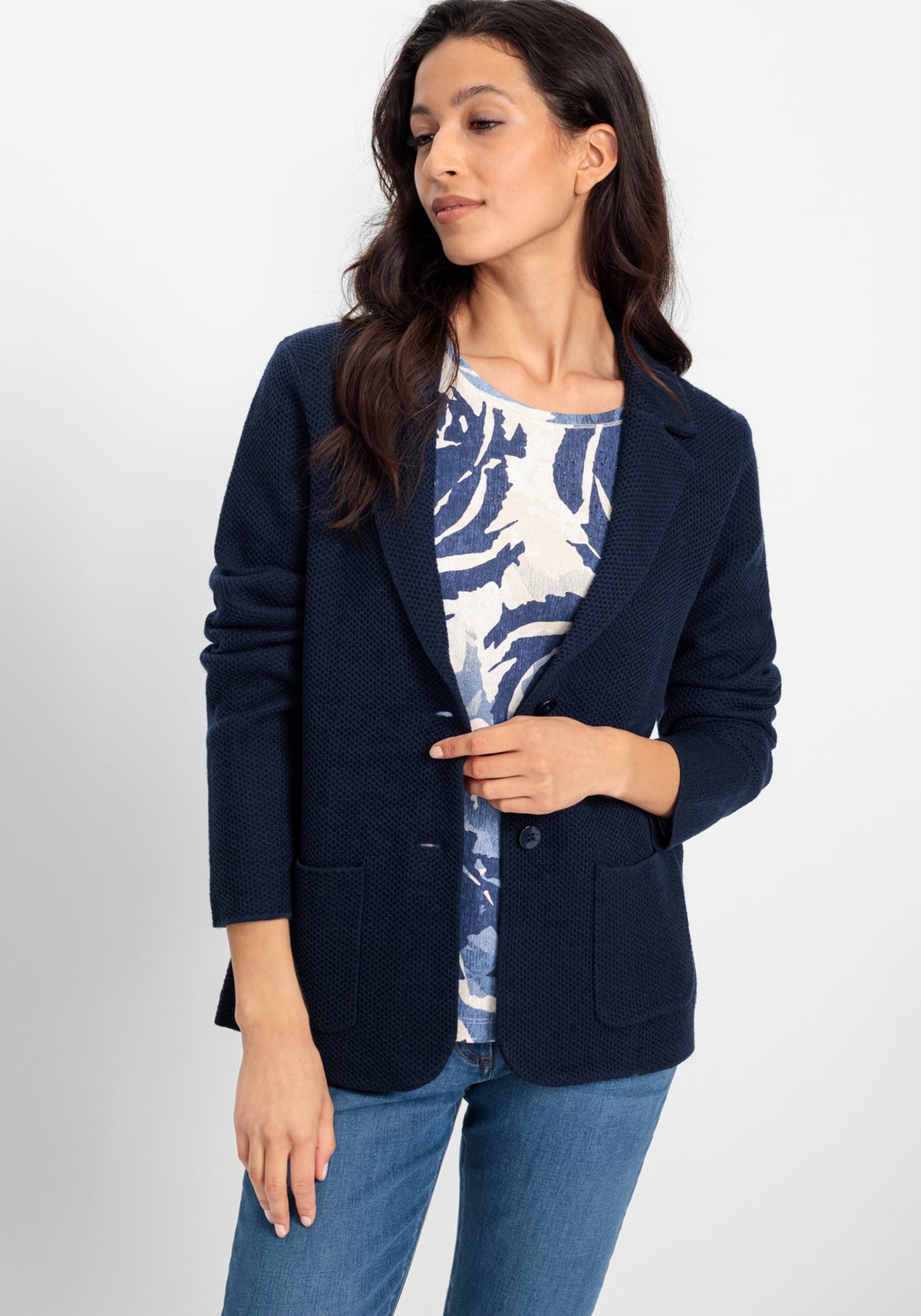 Blazer en laine mérinos