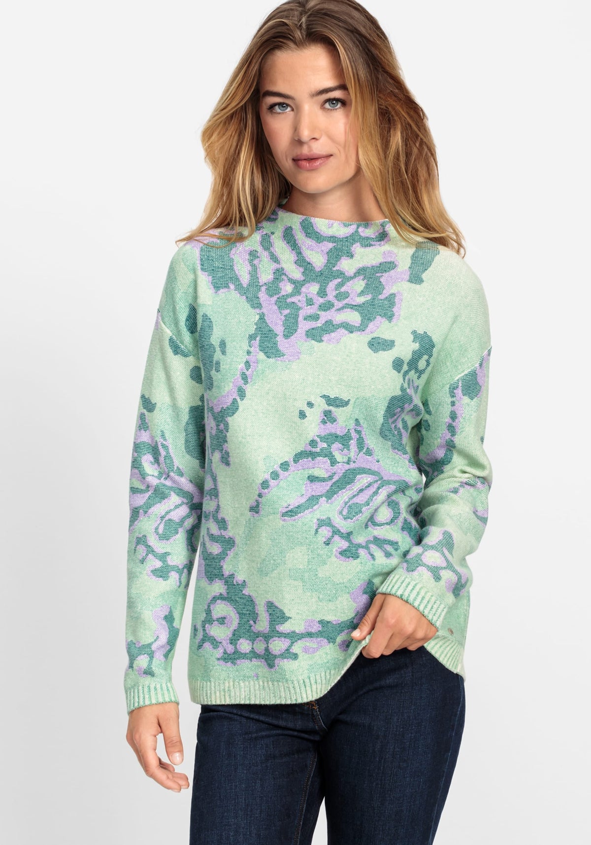 Abstract Pattern Statement Sweater