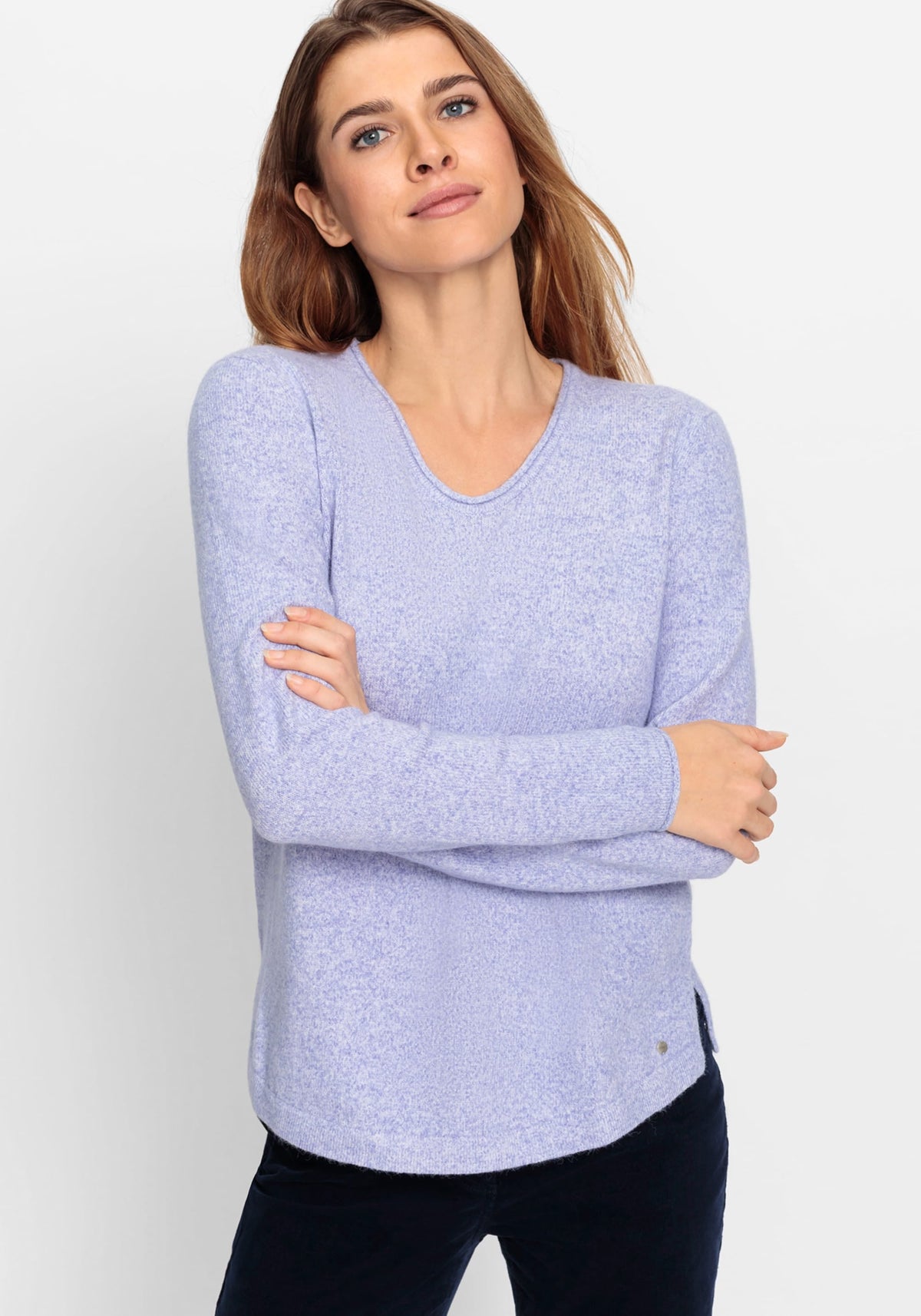 Melange Knit Sweater