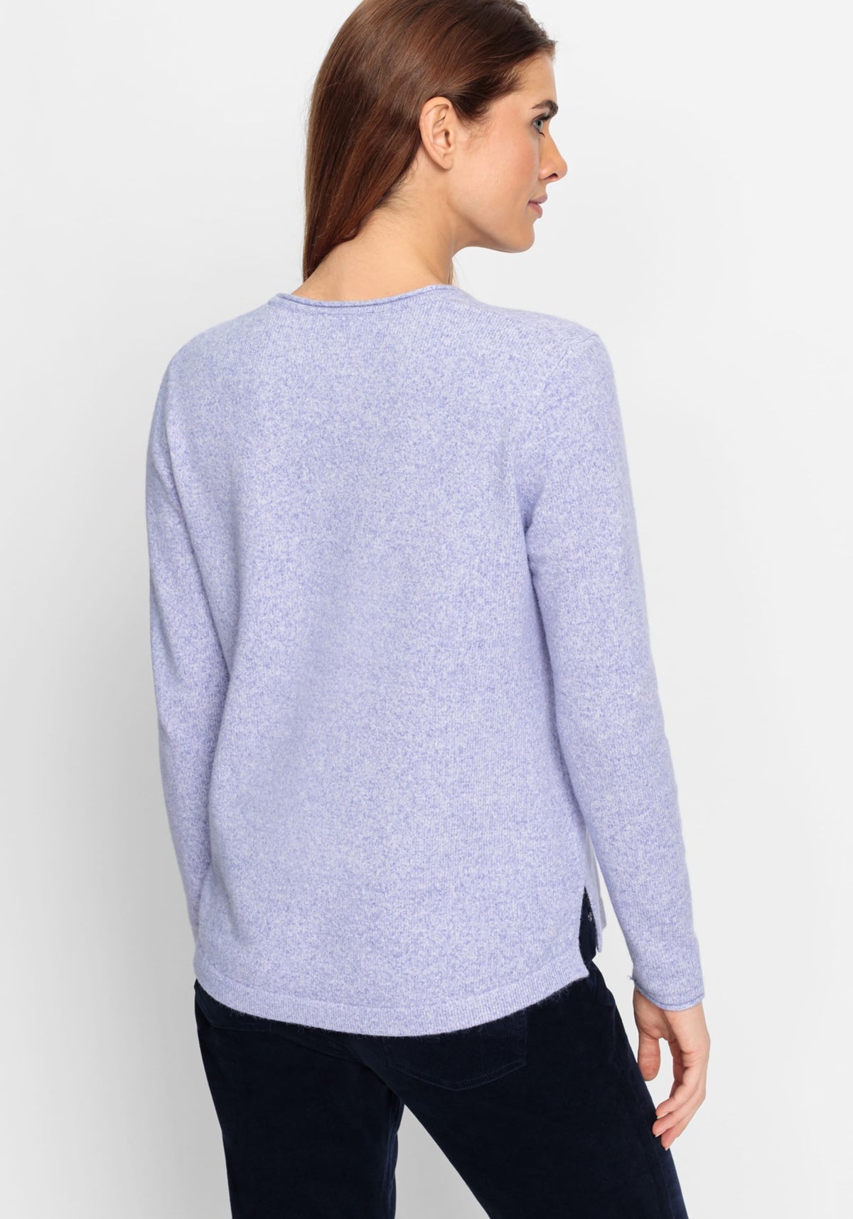 Pull en maille mélangée