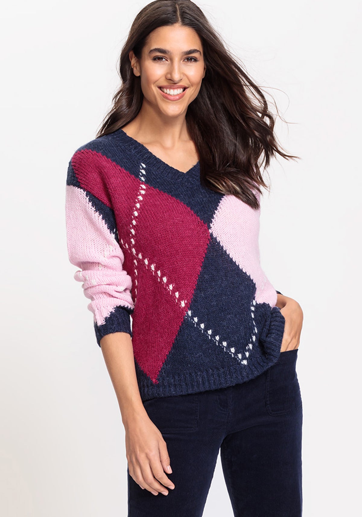 Argyle Pullover