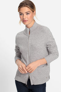 Cardigan zippé