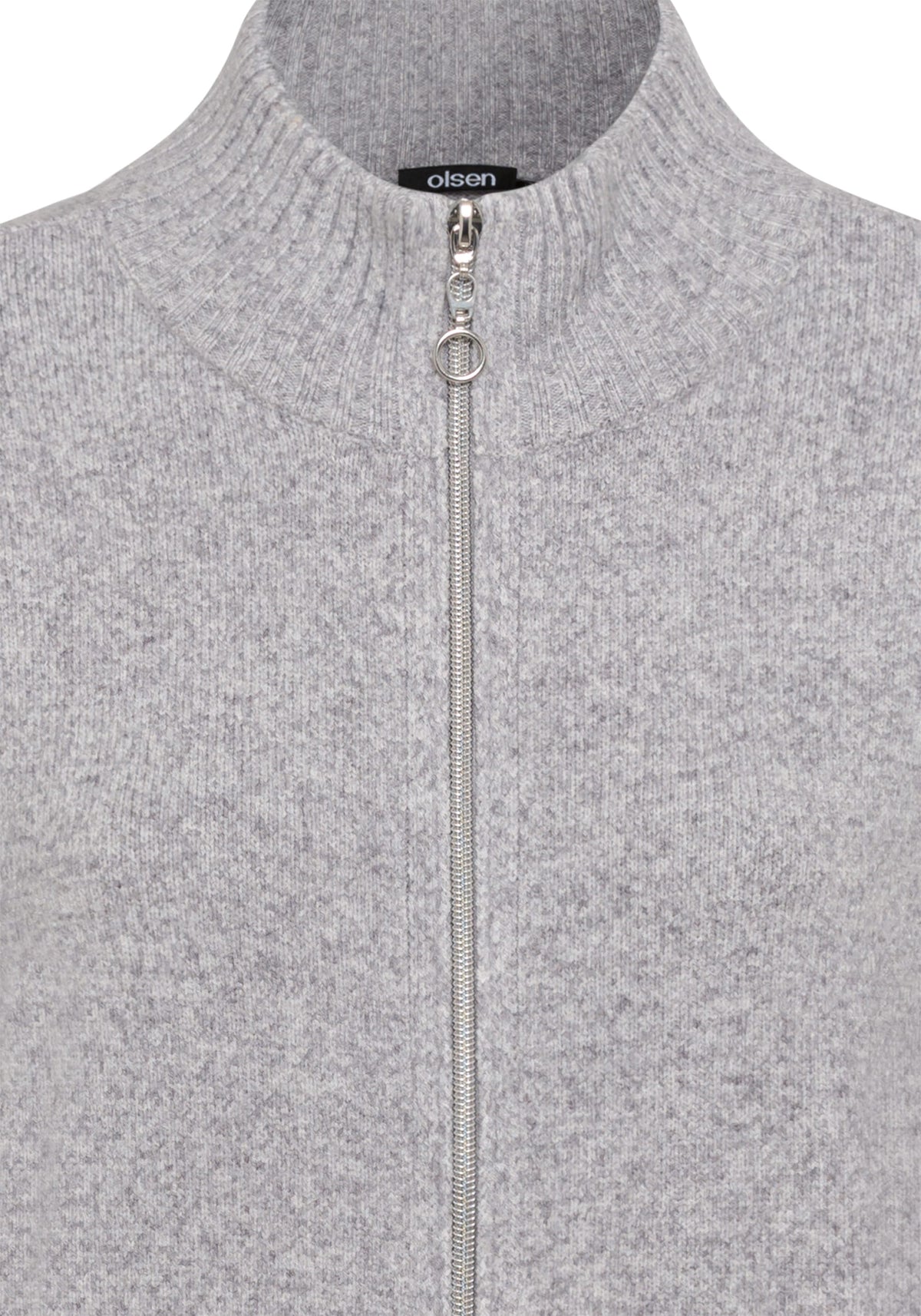 Zip Front Sweater Cardigan