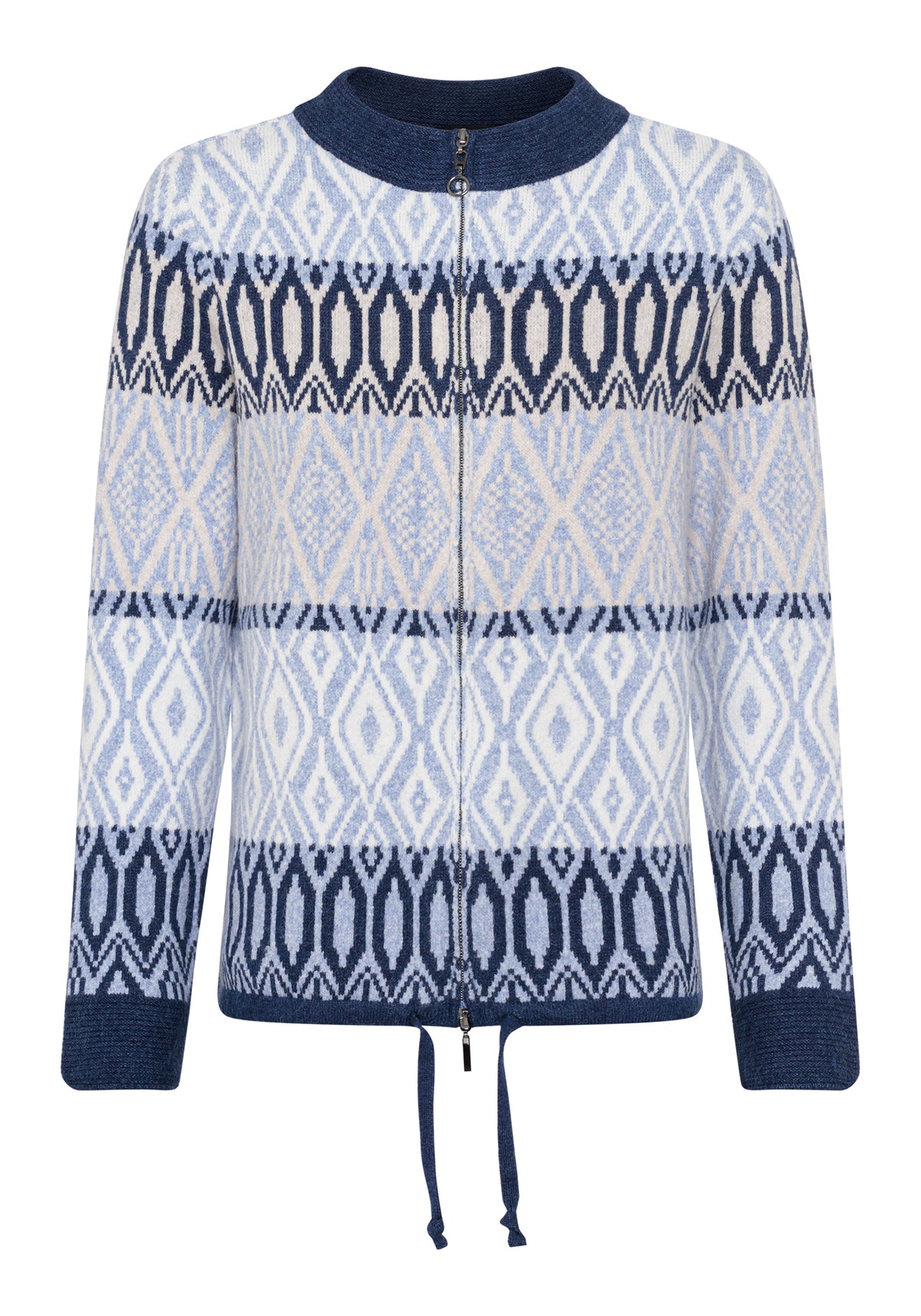 Cardigan en jacquard nordique