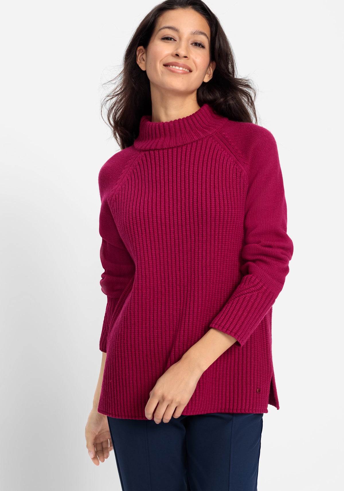 Chunky Knit Mock Neck Sweater