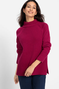 Chunky Knit Mock Neck Sweater