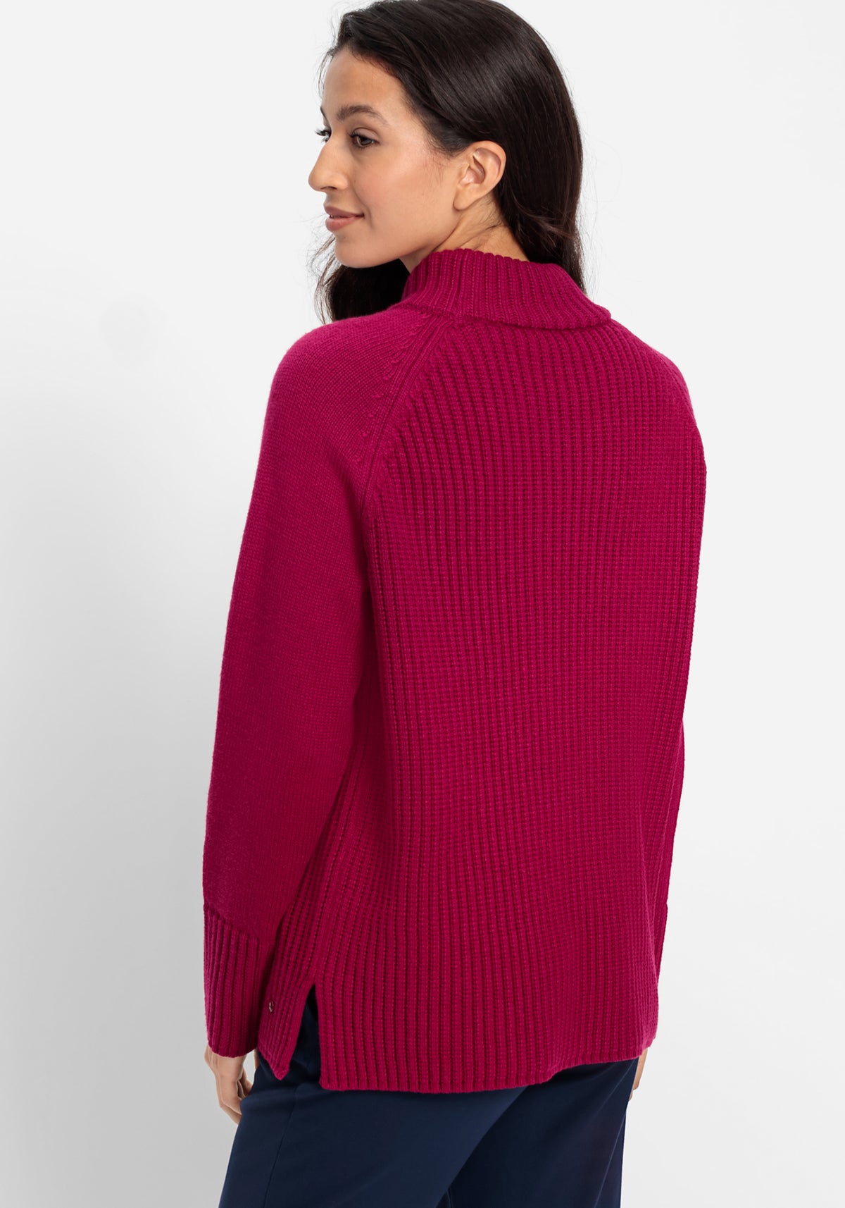 Chunky Knit Mock Neck Sweater