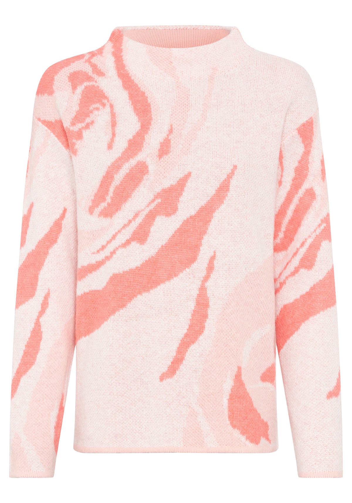 Pull abstrait en forme de rose