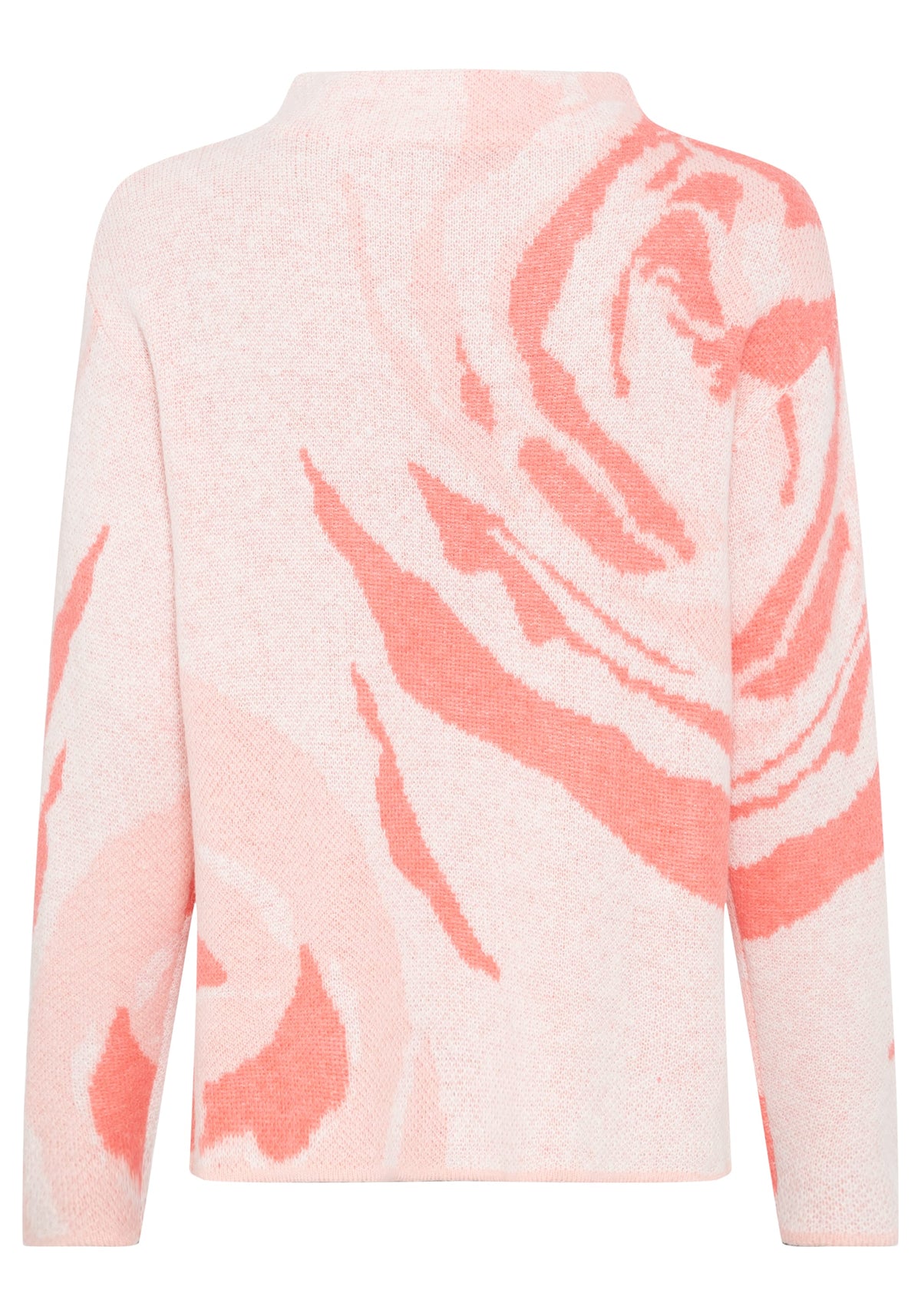 Pull abstrait en forme de rose