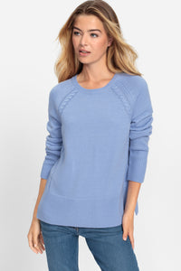 Pull en laine mérinos torsadée