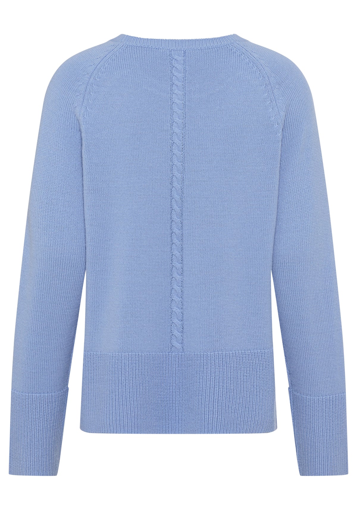 Merino Wool Blend Cable Pullover