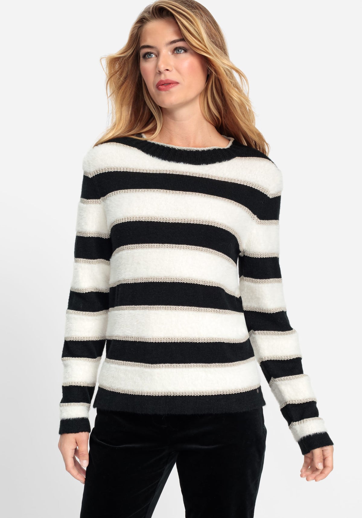 Eyelash Stripe Sweater