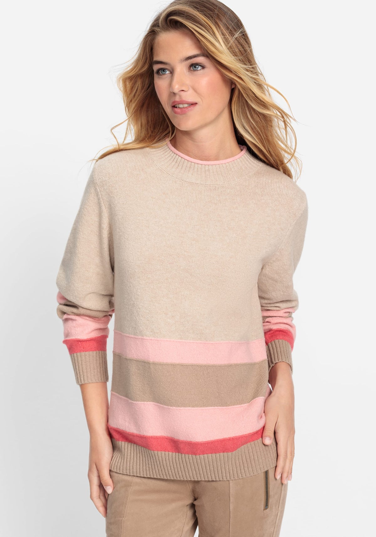 Block Stripe Sweater