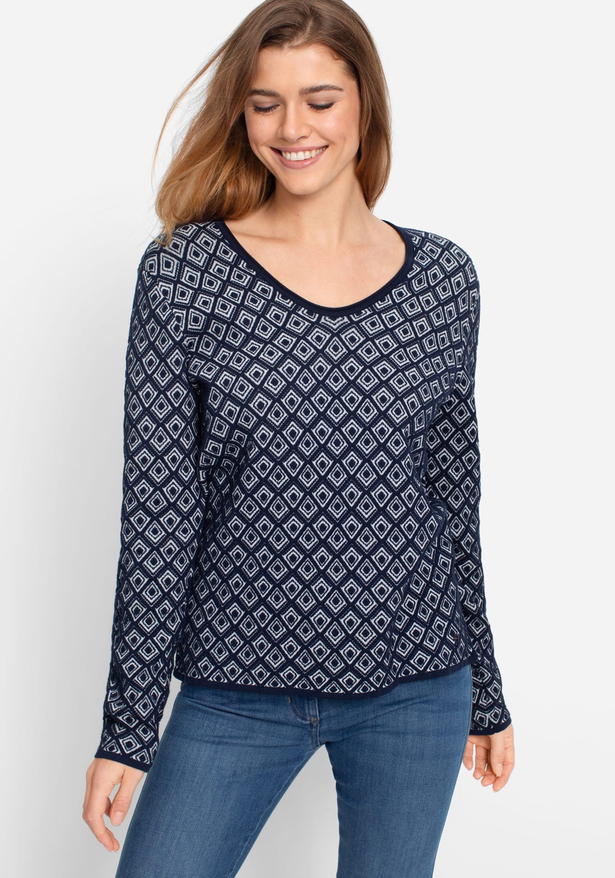 Geo Intarsia Sweater