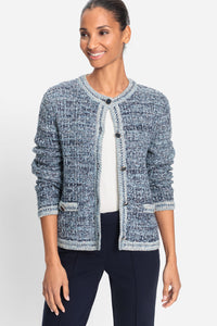 Cardigan en tweed