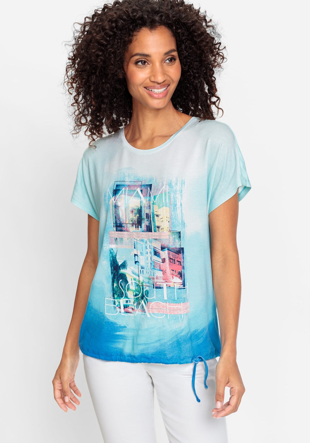 Short Sleeve South Beach Tee containing LENZING™ ECOVERO™ Viscose