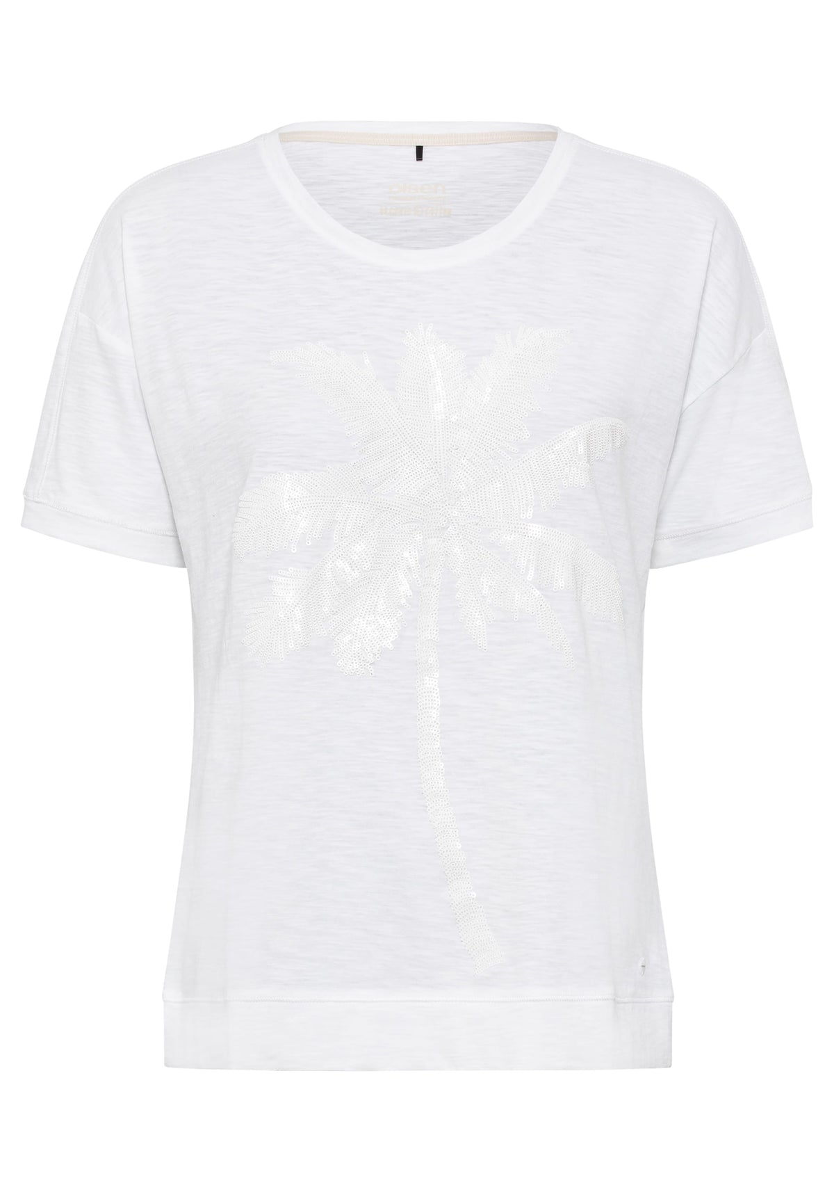 100% Organic Cotton Sequin Embellished T-Shirt