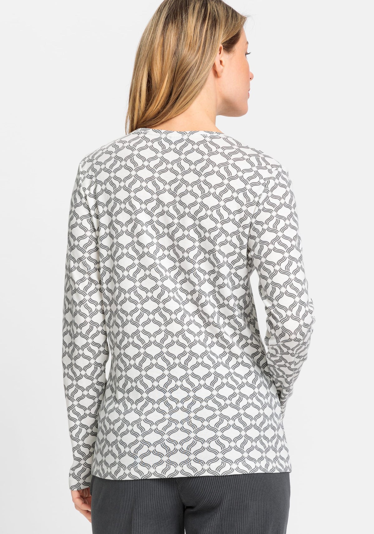 Long Sleeve Allover Print T-Shirt