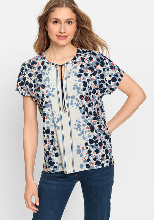 Short Sleeve Printed Tunic T-Shirt