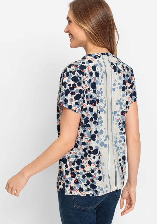 Short Sleeve Printed Tunic T-Shirt