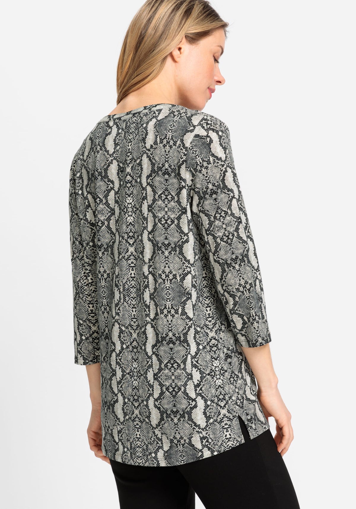 Long Sleeve Snake Tunic T-Shirt