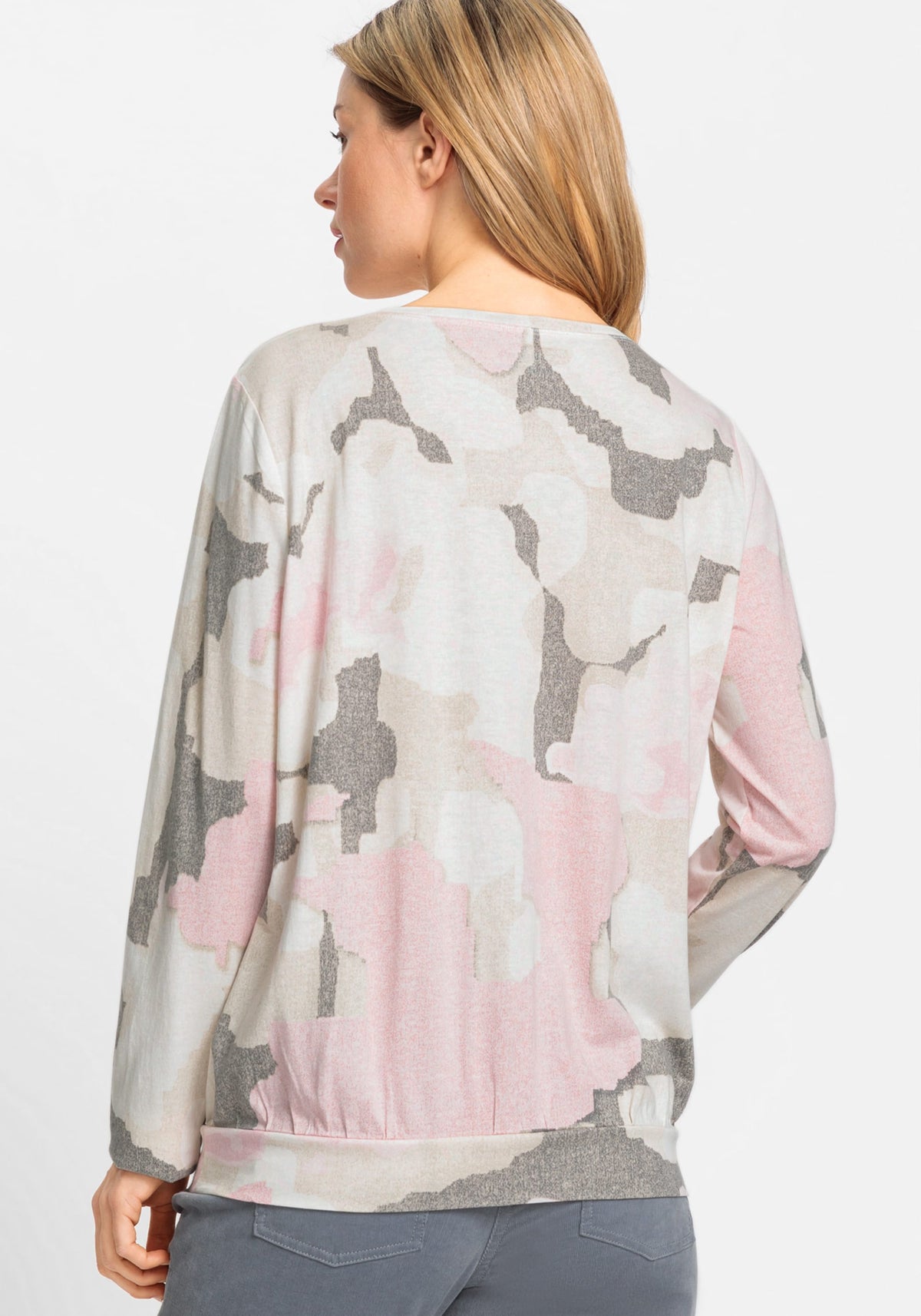 Long Sleeve Pastel Camo T-Shirt