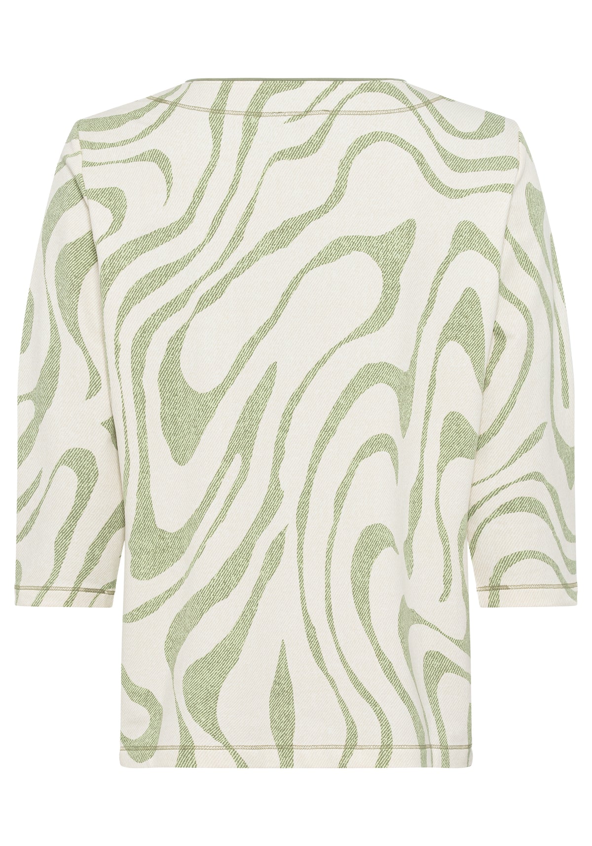 Cotton Blend Printed Jersey Top