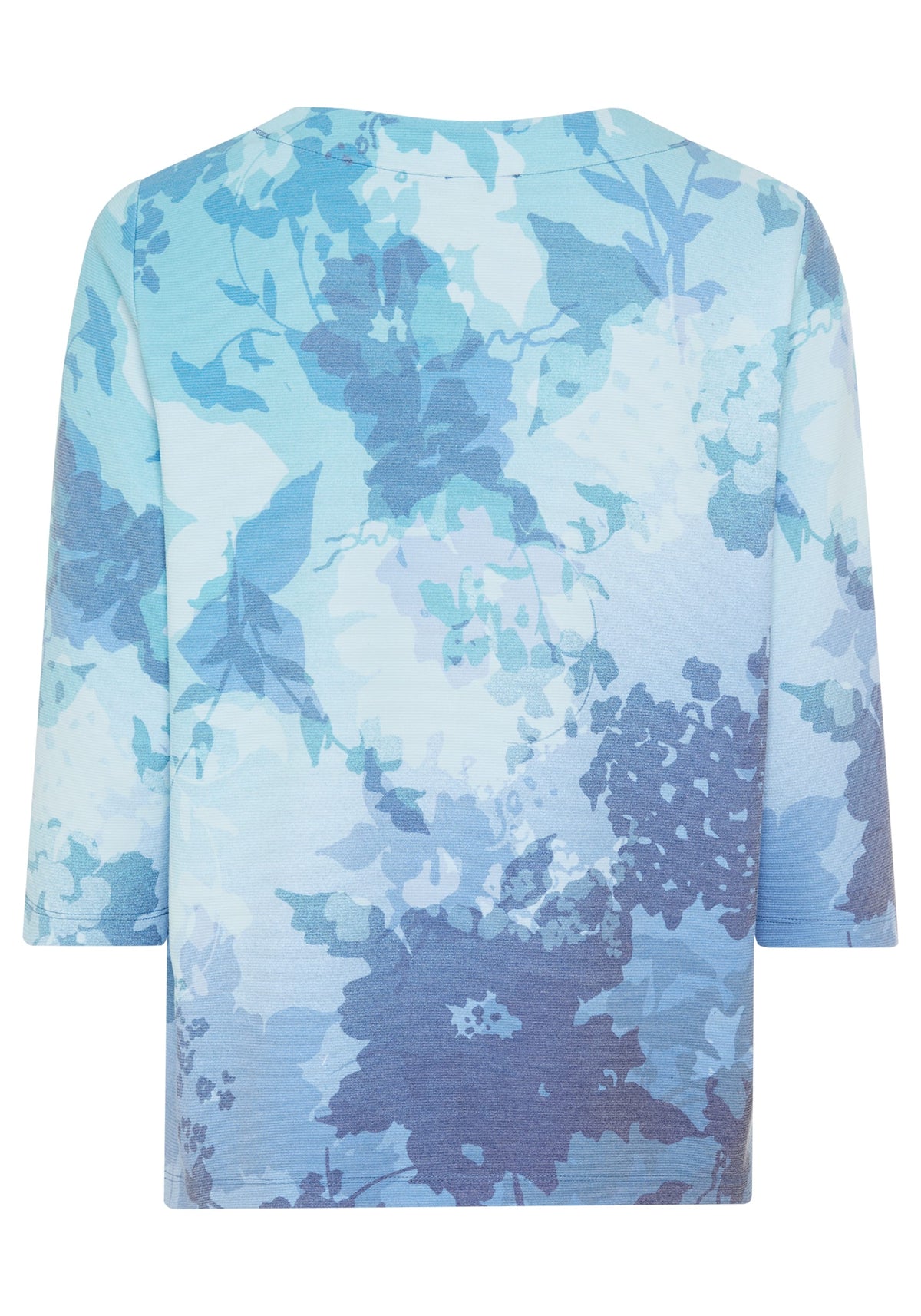 Abstract Floral Print Shirt