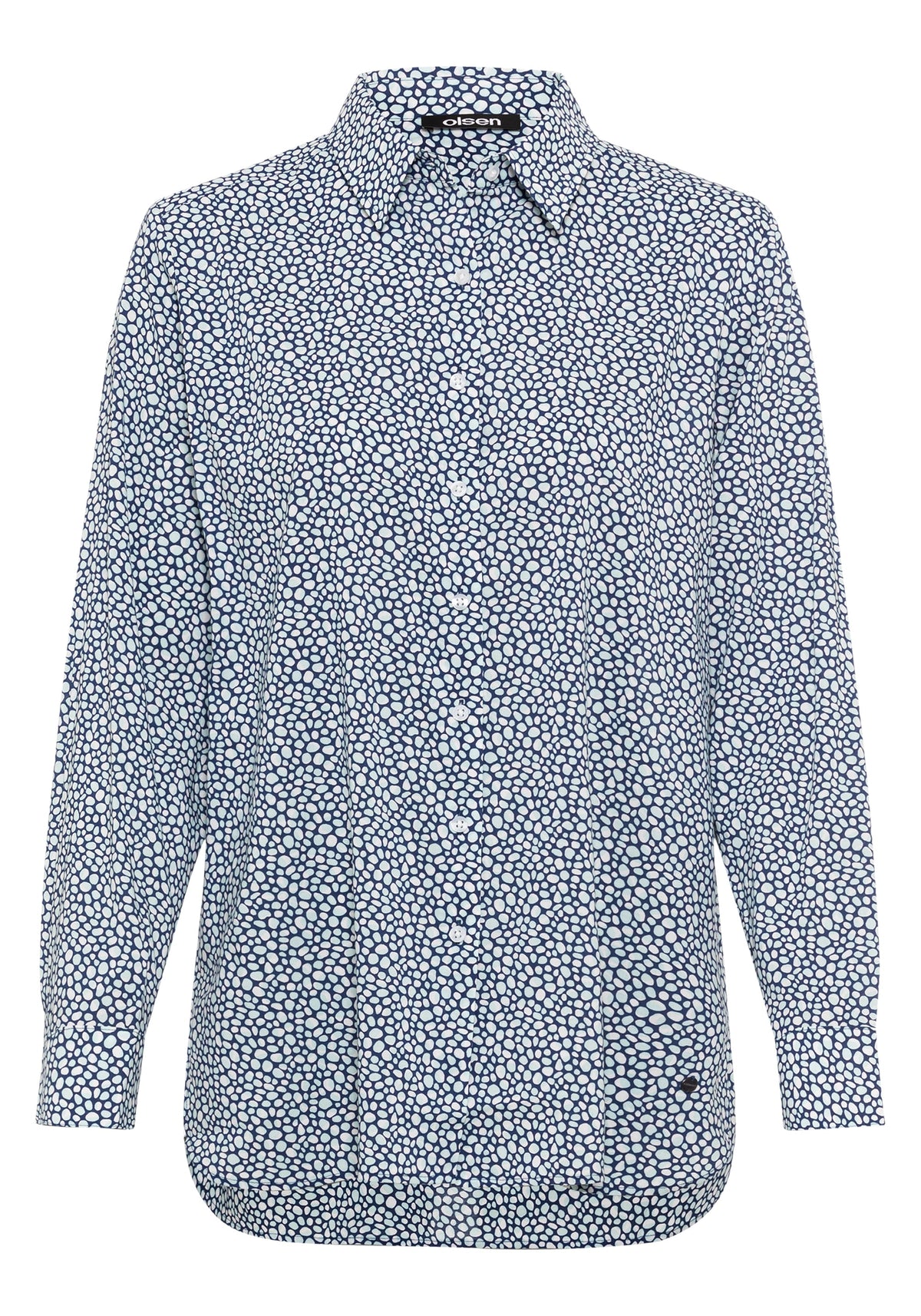 Cotton Viscose Printed Long Sleeve Shirt