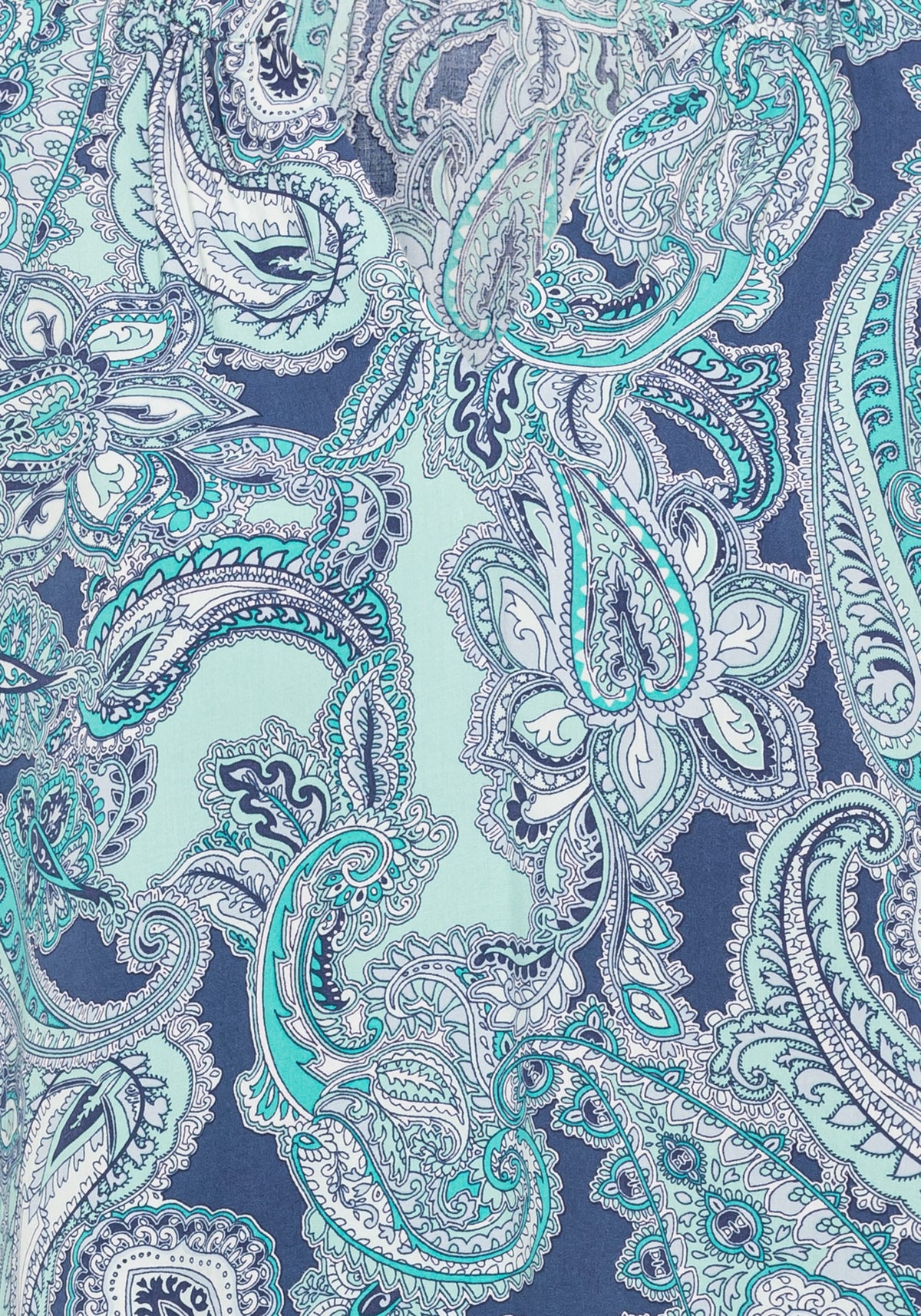 100% Viscose Paisley Print Blouse