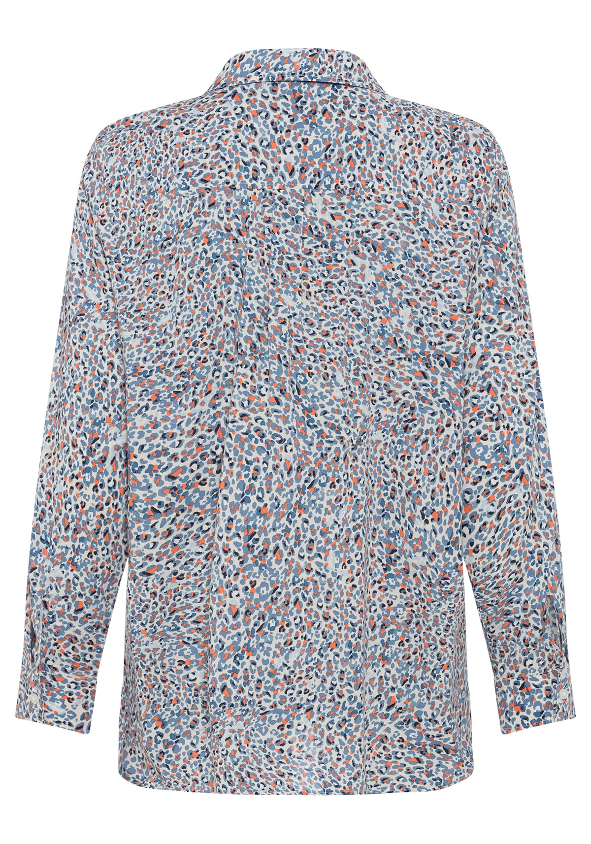 Cotton Viscose Leopard Print Shirt