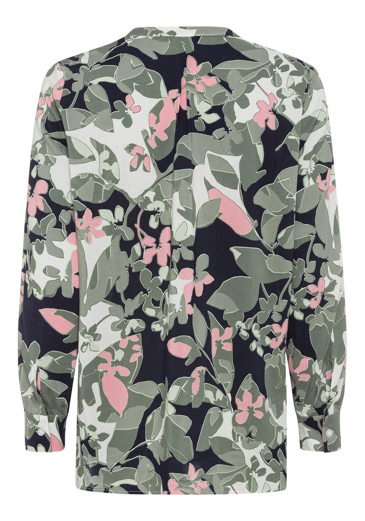 Chemise à manches longues en camouflage floral