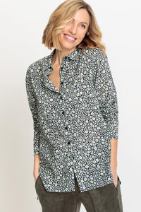 Chemise Mille Fleur en coton et viscose